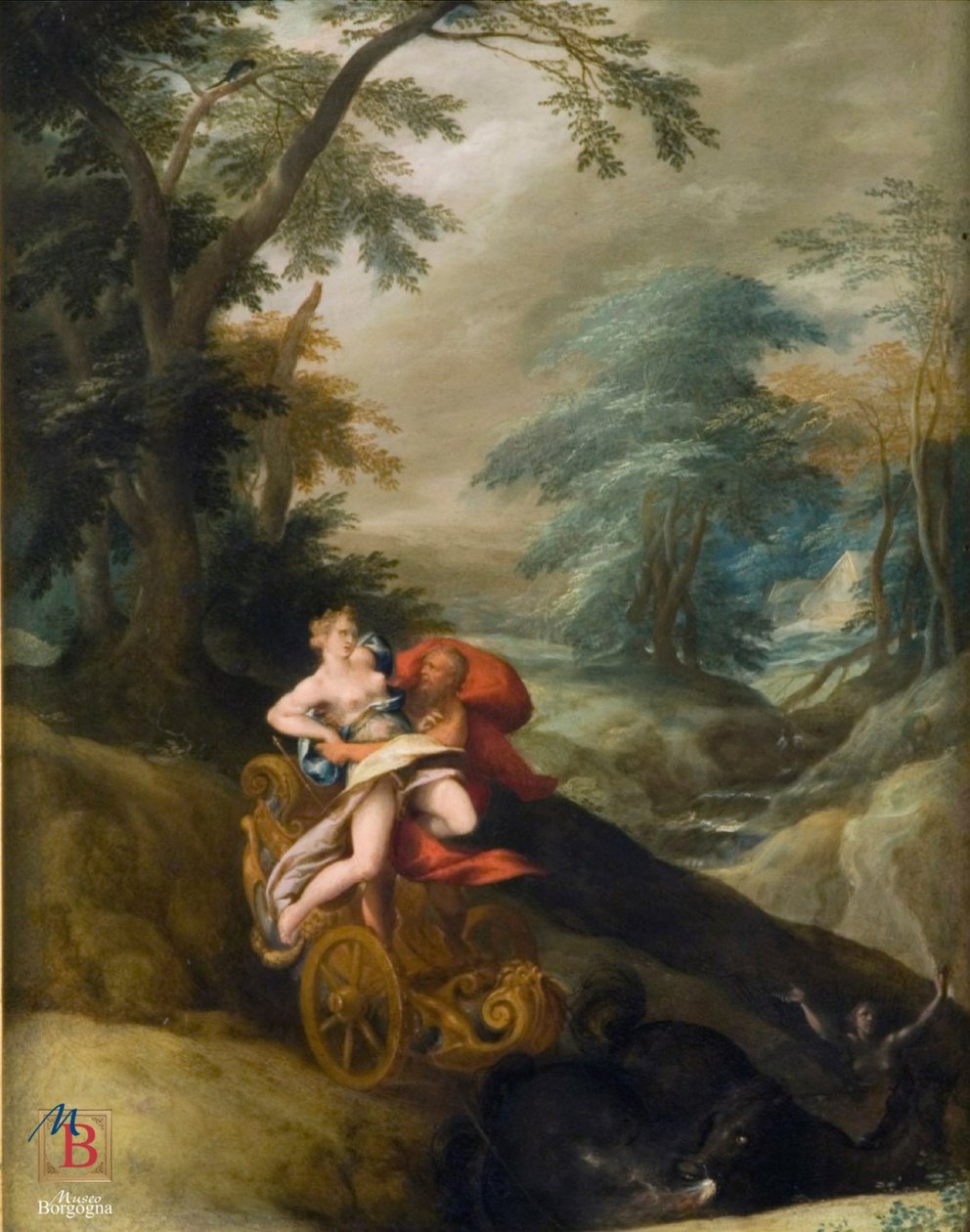 Voldtægten af Persephone af Bartholomeus Spranger