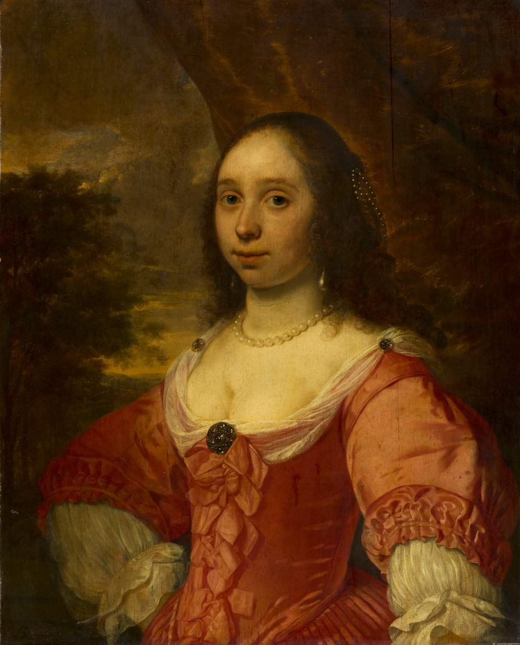 Portræt af en dame af Bartholomeus van der Helst