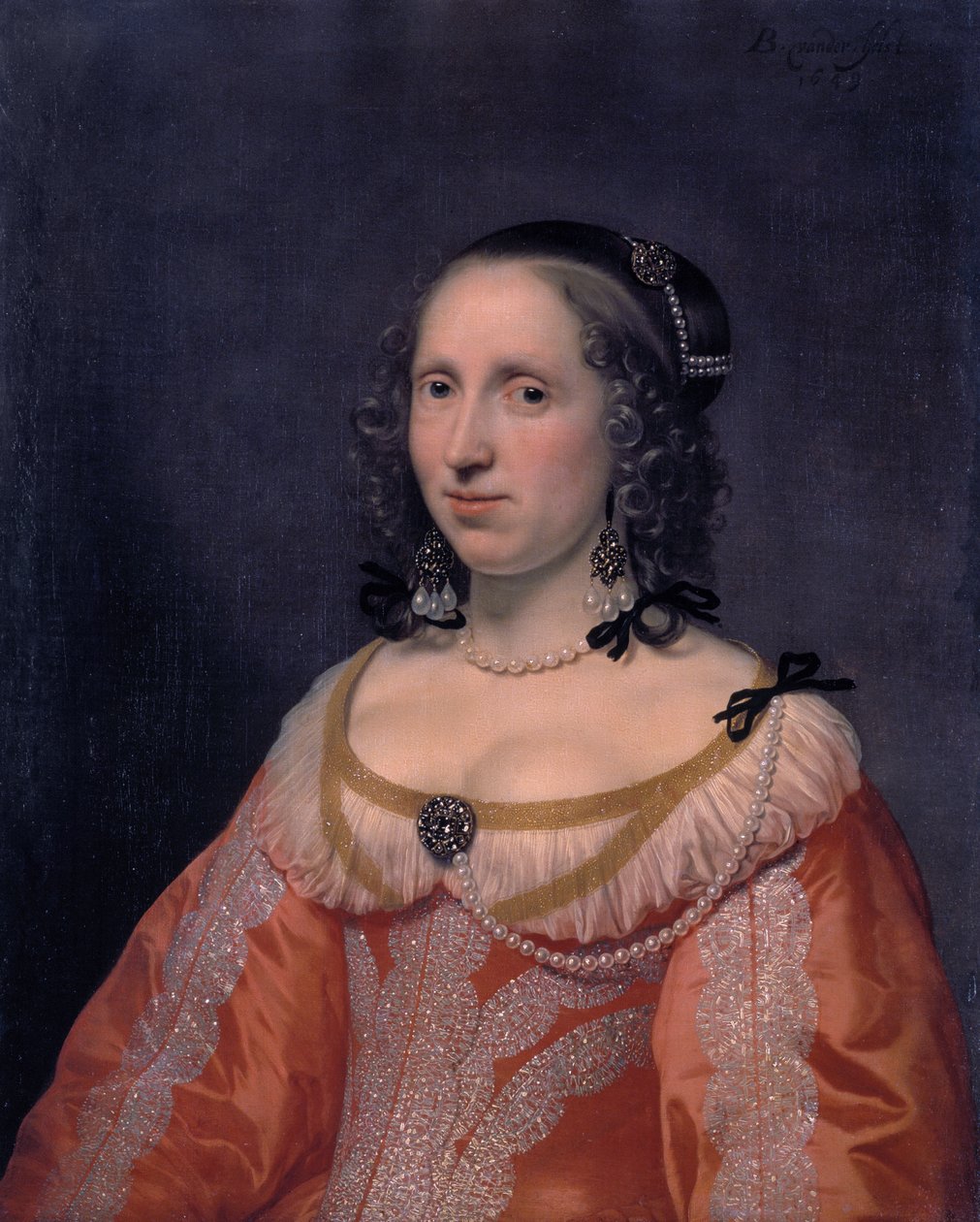 Portræt af en kvinde af Bartholomeus van der Helst