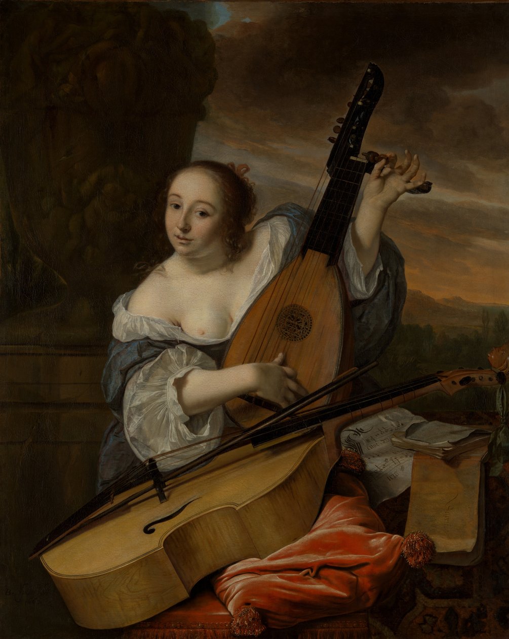 Musikeren, 1662. af Bartholomeus van der Helst