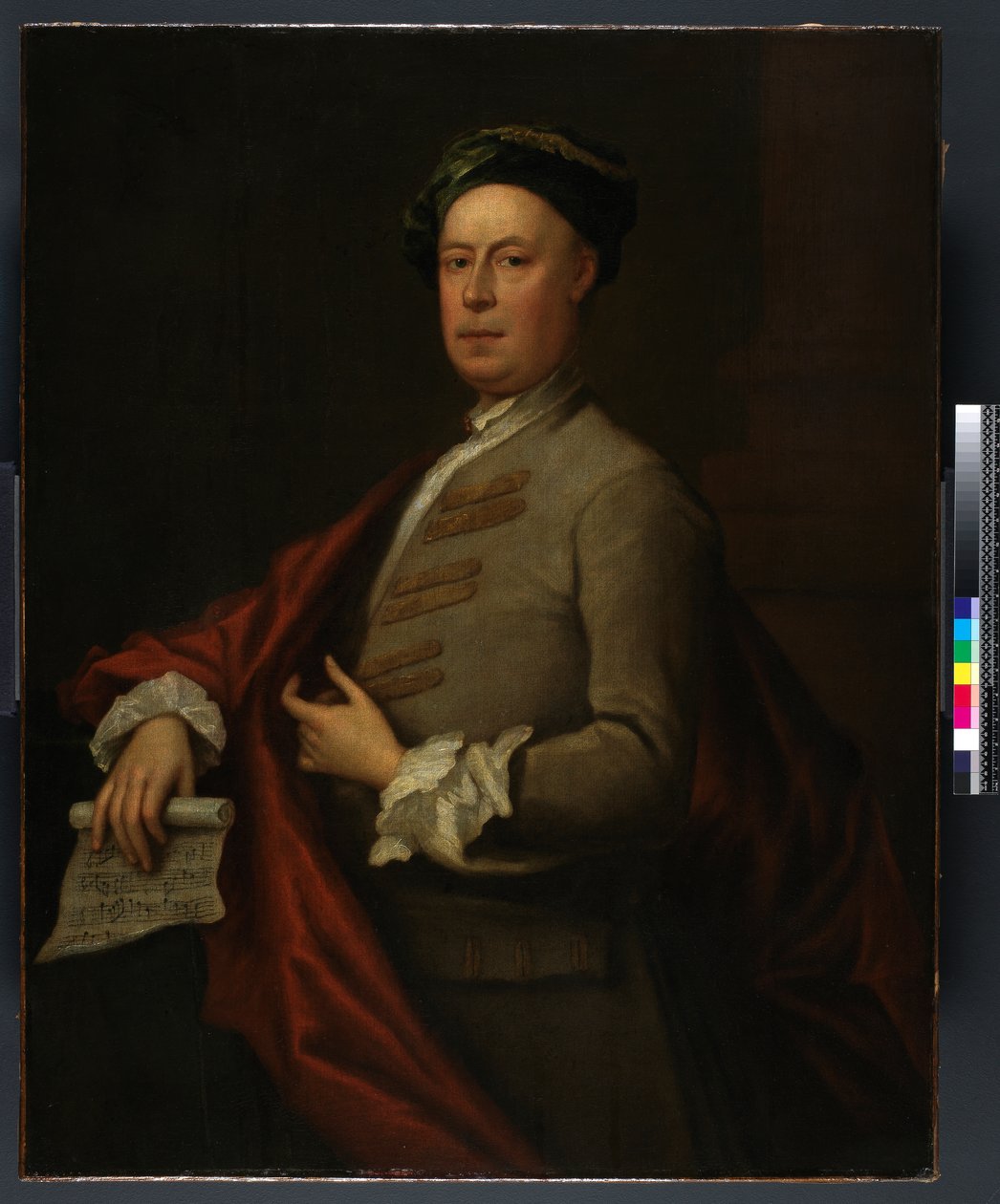 G.F. Handel", før 1754 af Bartholomew Dandridge