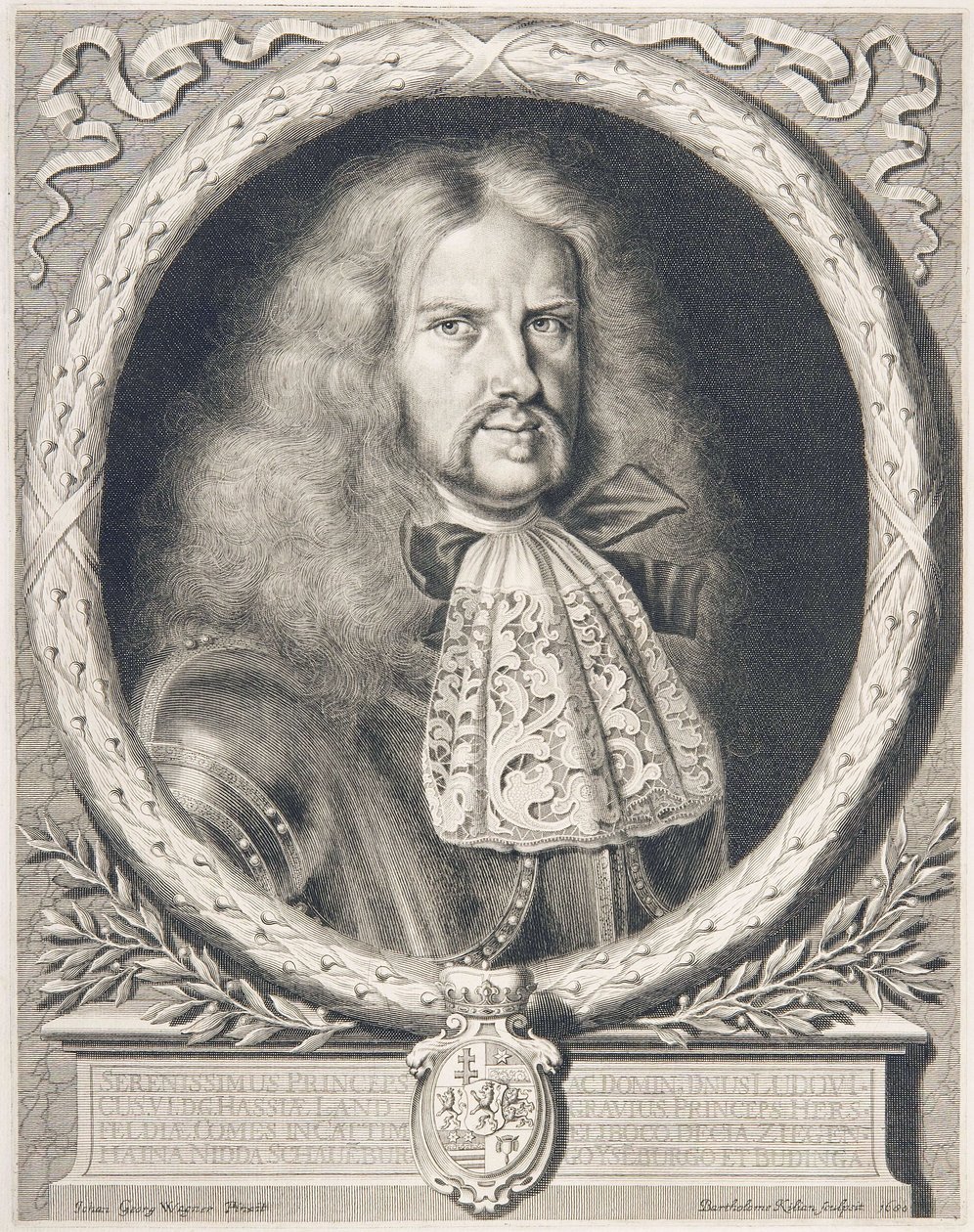 Louis VI. (1630–1678), landgrave af Hesse-Darmstadt 1661–1678 af Bartholomäus Kilian