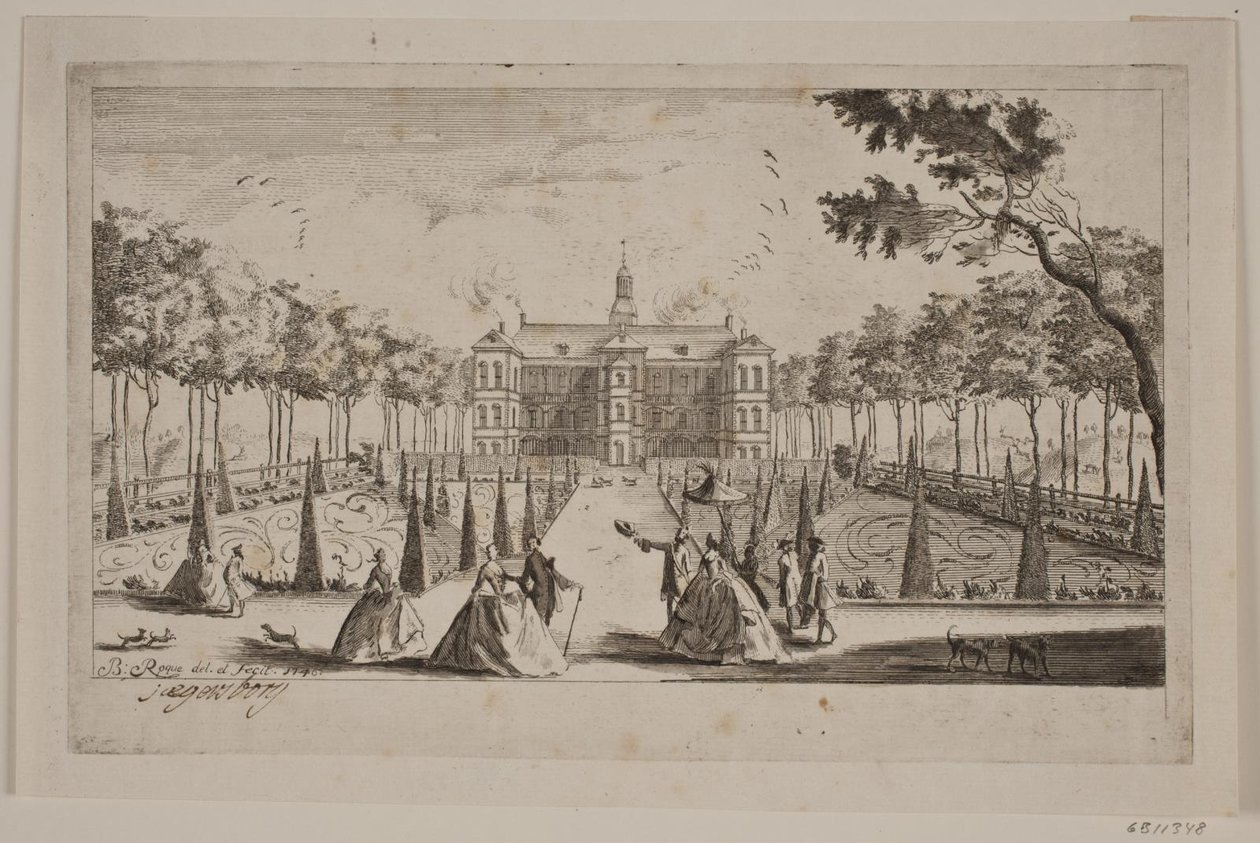 Jægersborg Slot af Bartholomæus Roque