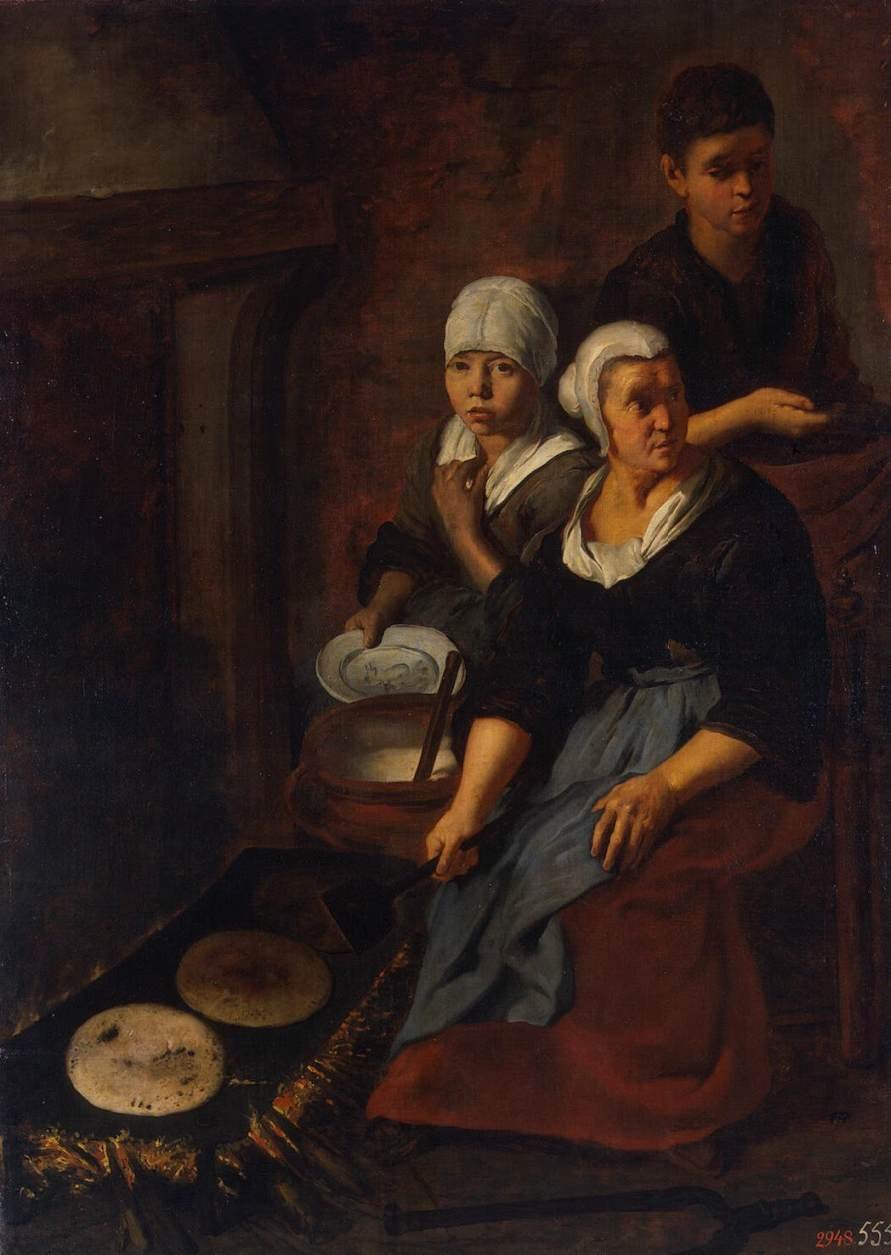 Bagning af flade kager af Bartolomé Esteban Murillo