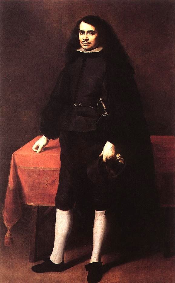 Portræt af en herre i en ruff krave af Bartolomé Esteban Murillo