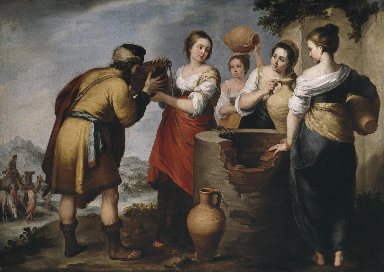 Rebecca og Eliezer af Bartolomé Esteban Murillo