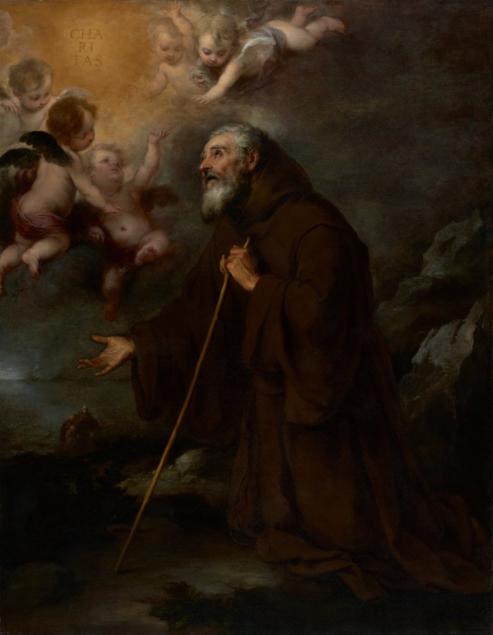 Den hellige Frans af Paolas vision af Bartolomé Esteban Murillo