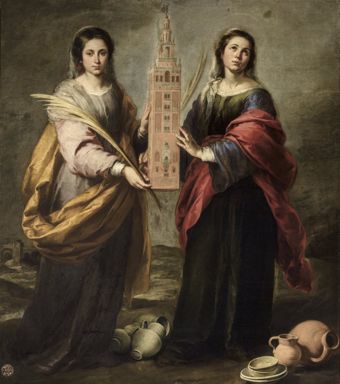 De hellige Justa og Rufina, ca 1666. af Bartolomé Esteban Murillo