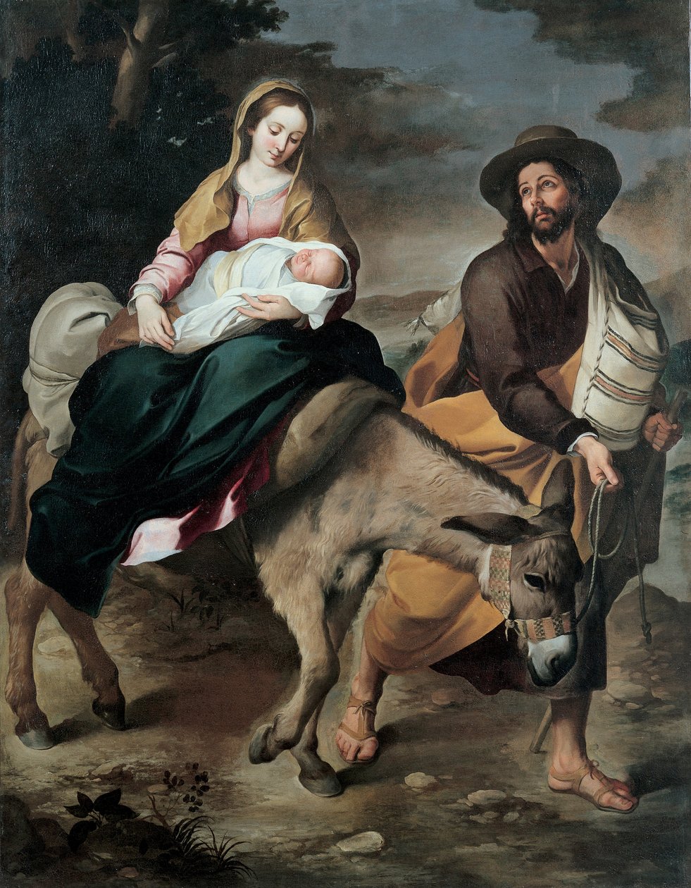 Flugten til Egypten af Bartolomé Esteban Murillo