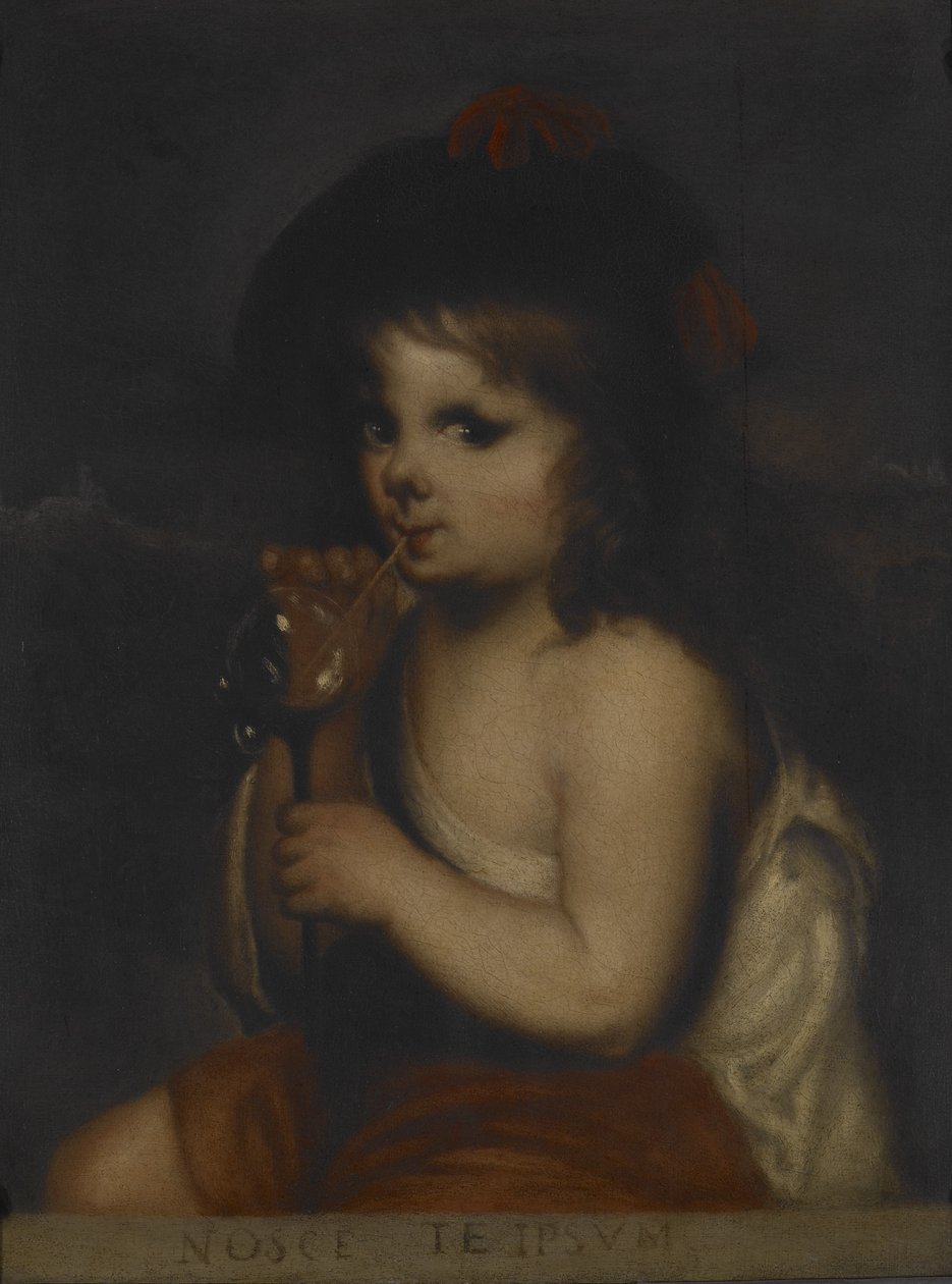 Boy Blowing Bubbles (olie på lærred) af Bartolomé Esteban Murillo