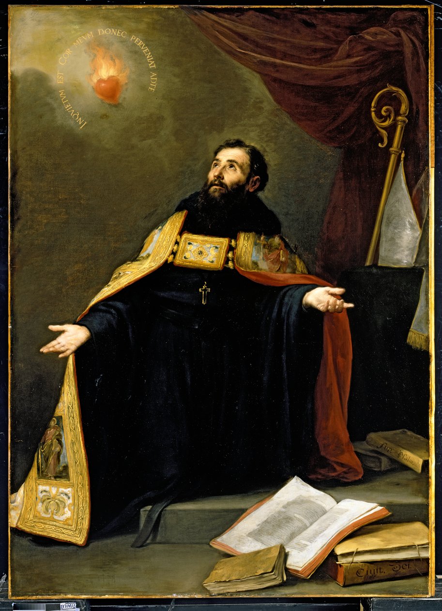 Sankt Augustin i ekstase af Bartolomé Esteban Murillo