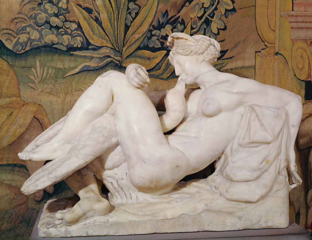 Leda og svanen (marmor) af Bartolomeo Ammannati