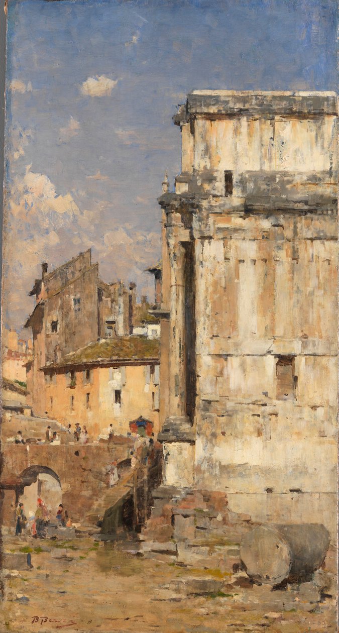 Arch af Septimius Severus af Bartolomeo Bezzi