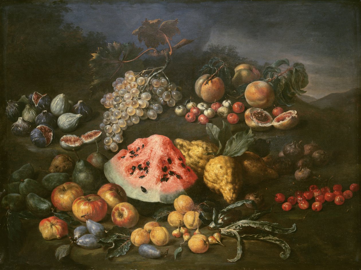 Stilleben af Bartolomeo Bimbi