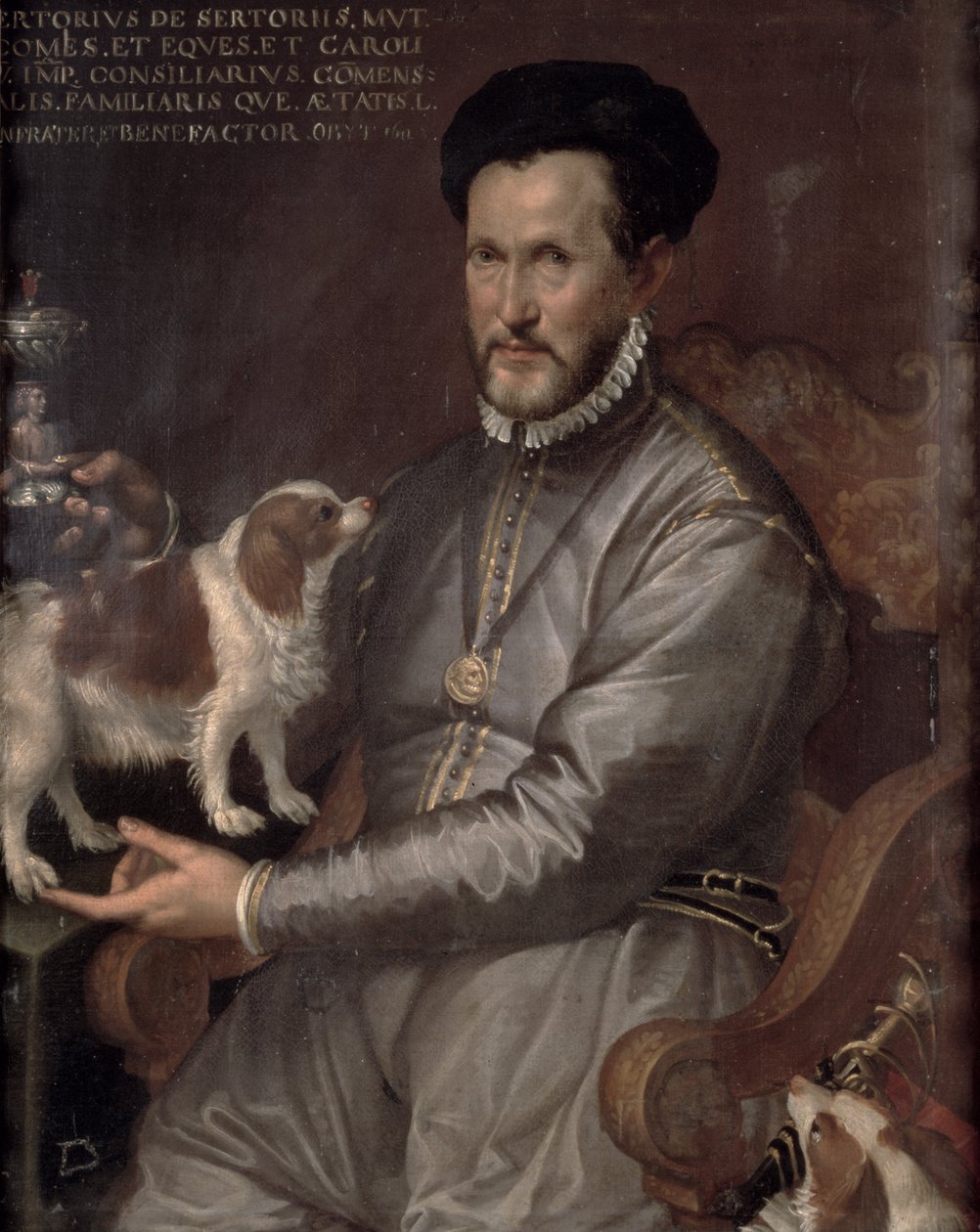 Portræt af grev Sertorio af Bartolomeo Passarotti