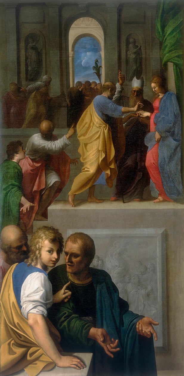 Jomfruens bryllup af Bartolomeo Schedoni