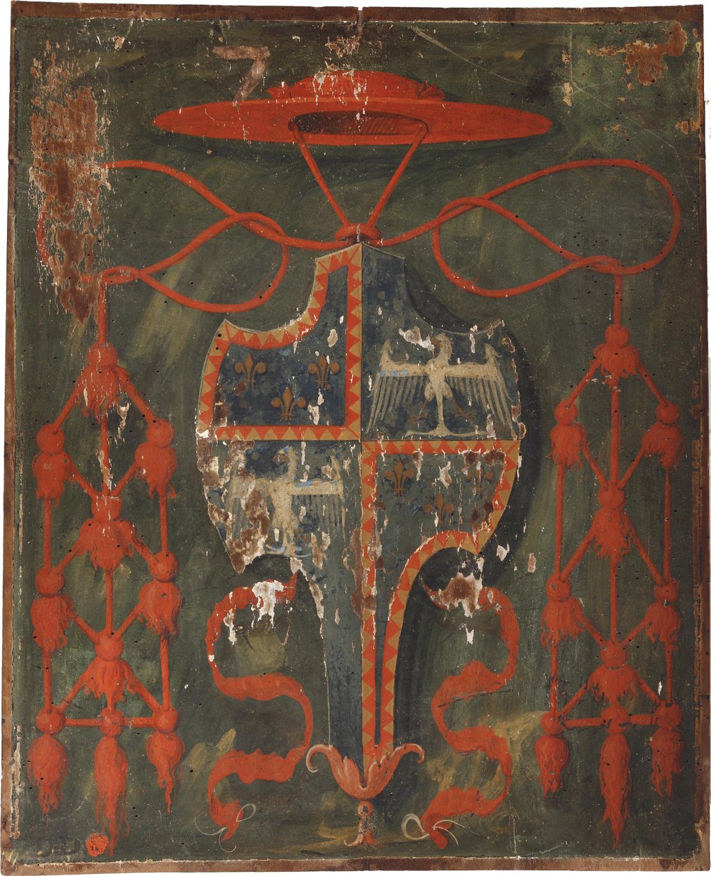 Våbenskjold fra kardinal Ippolito d’Este (1479–1520) af Bartolomeo Veneto