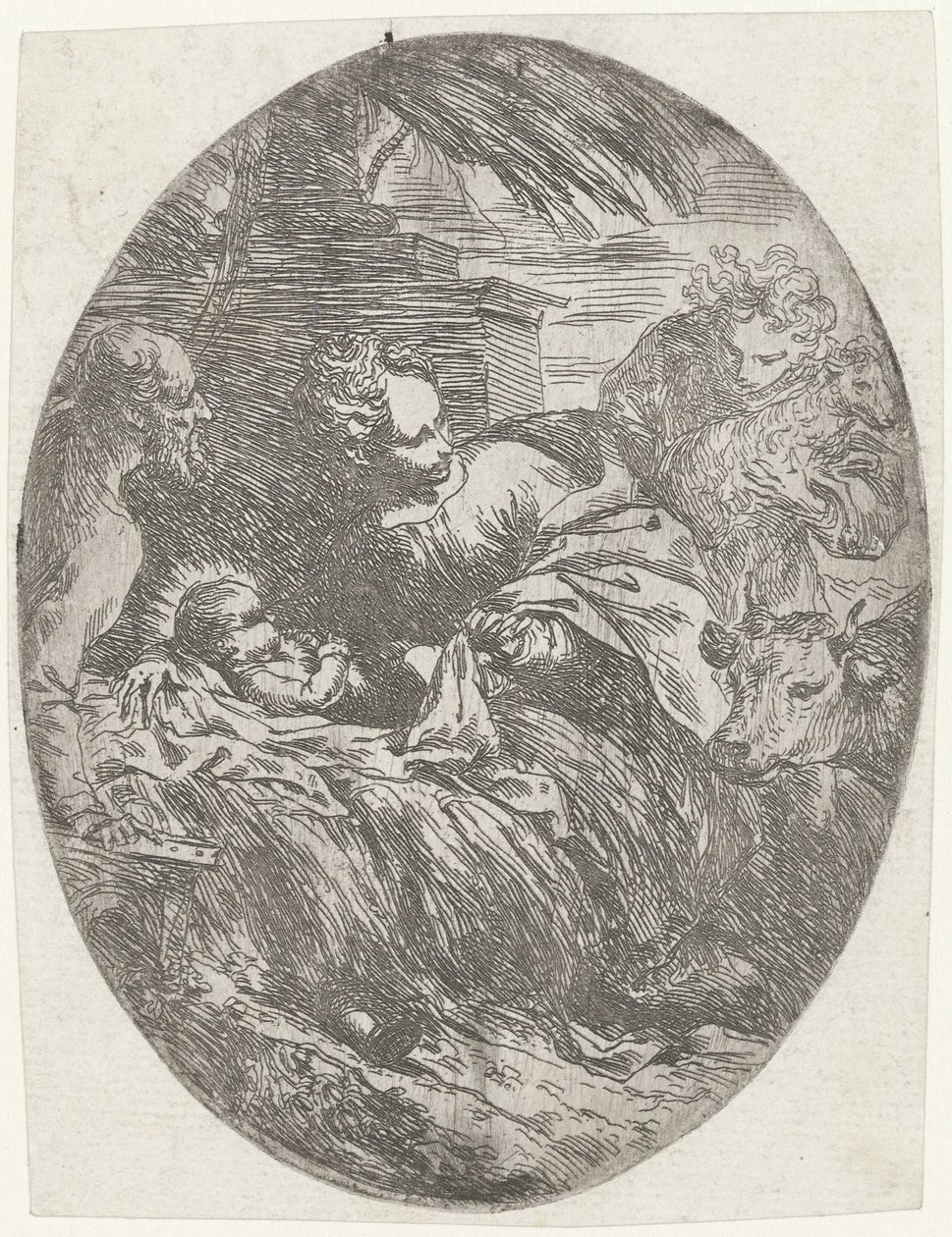 Kristi fødsel af Bartolomeo Biscaino