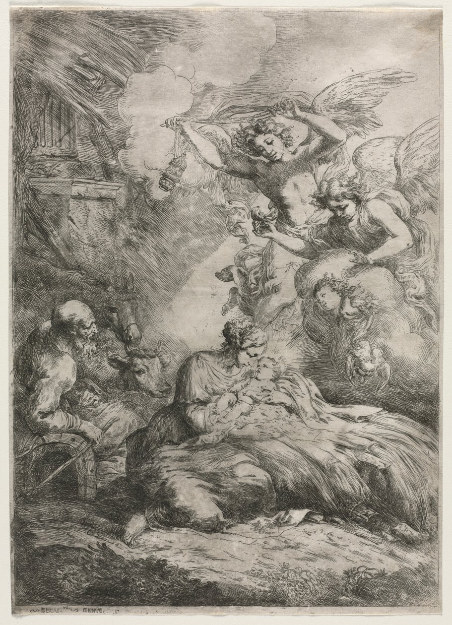 Fødselen. af Bartolomeo Biscaino