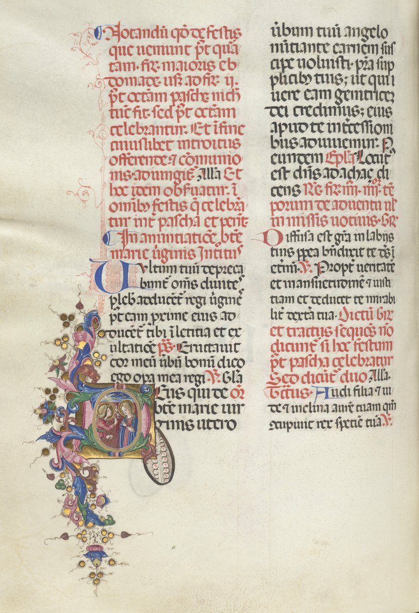 Missale: Fol. 275v: Bebudelse, 1469. af Bartolomeo Caporali