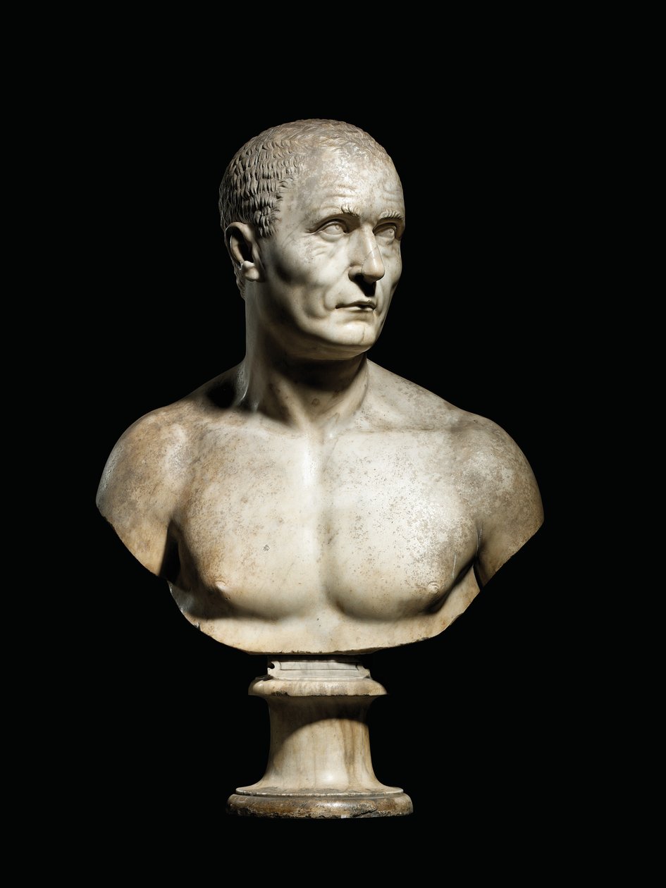Buste af en mand af Bartolomeo Cavaceppi