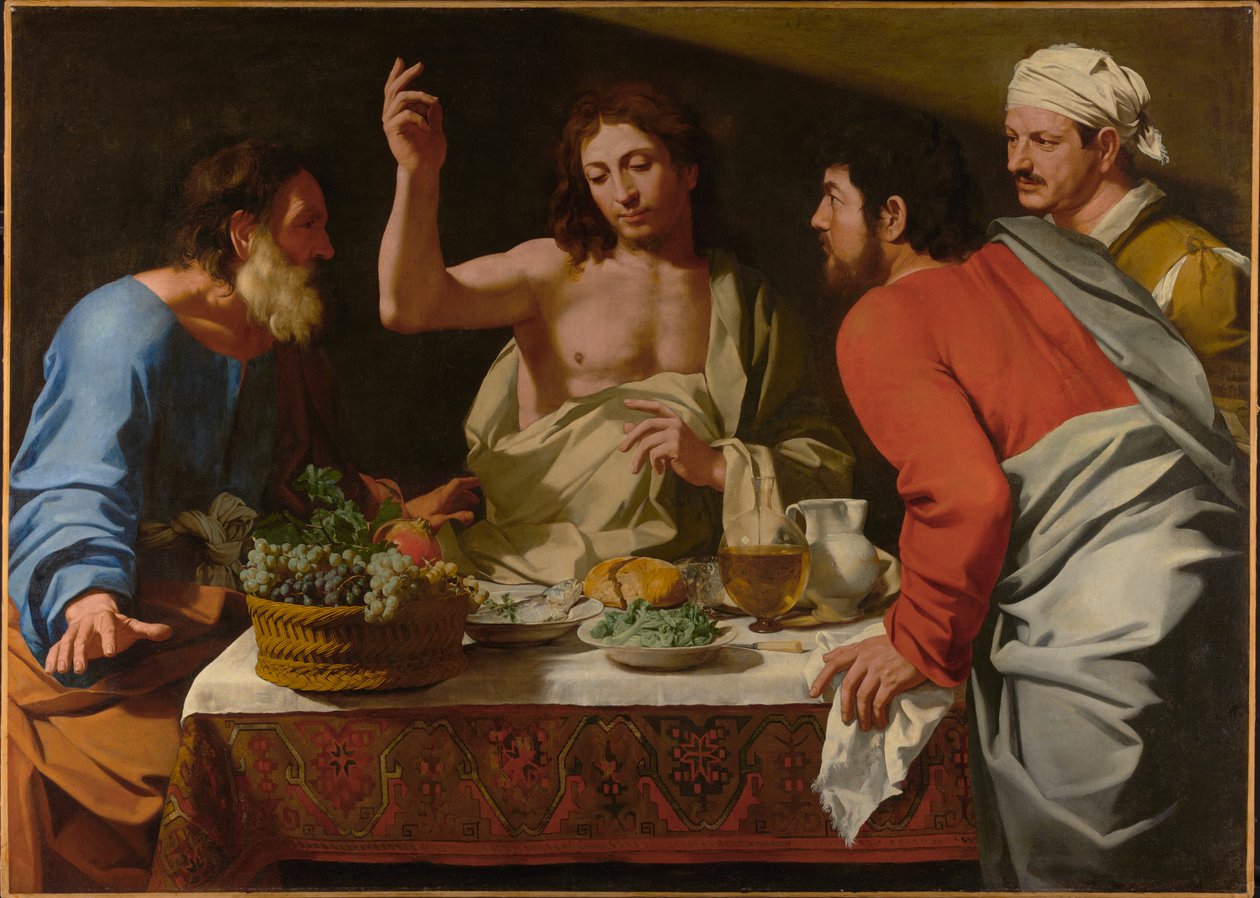 Aftensmaden i Emmaus af Bartolomeo Cavarozzi