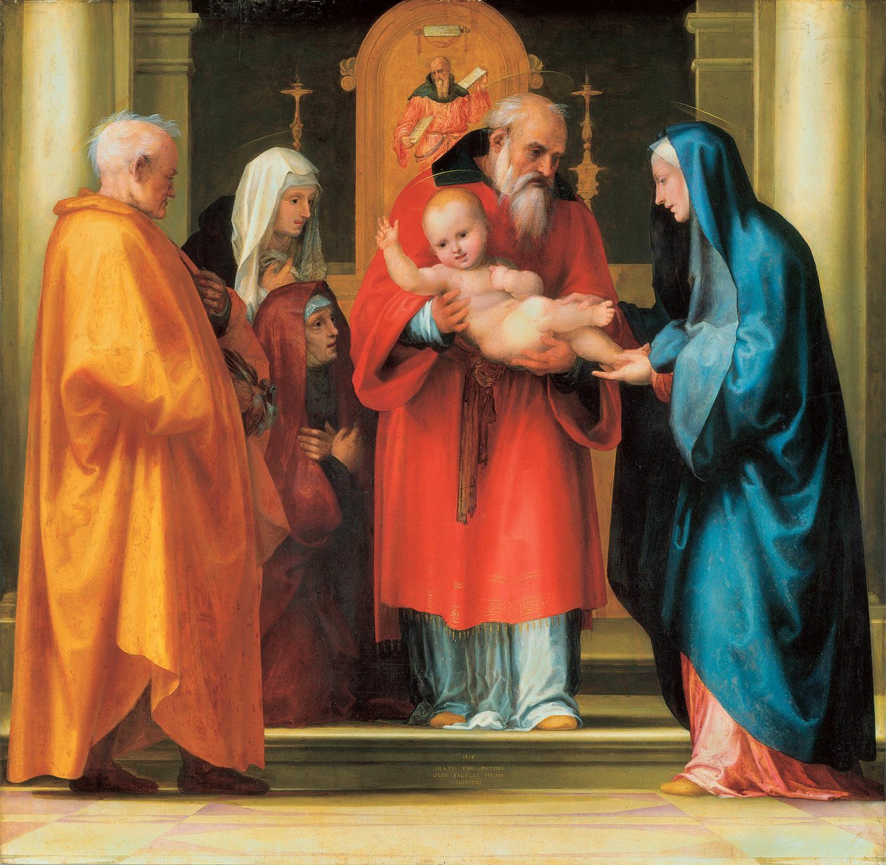 Præsentation af Jesus i templet (detaljer) af Bartolomeo Fra