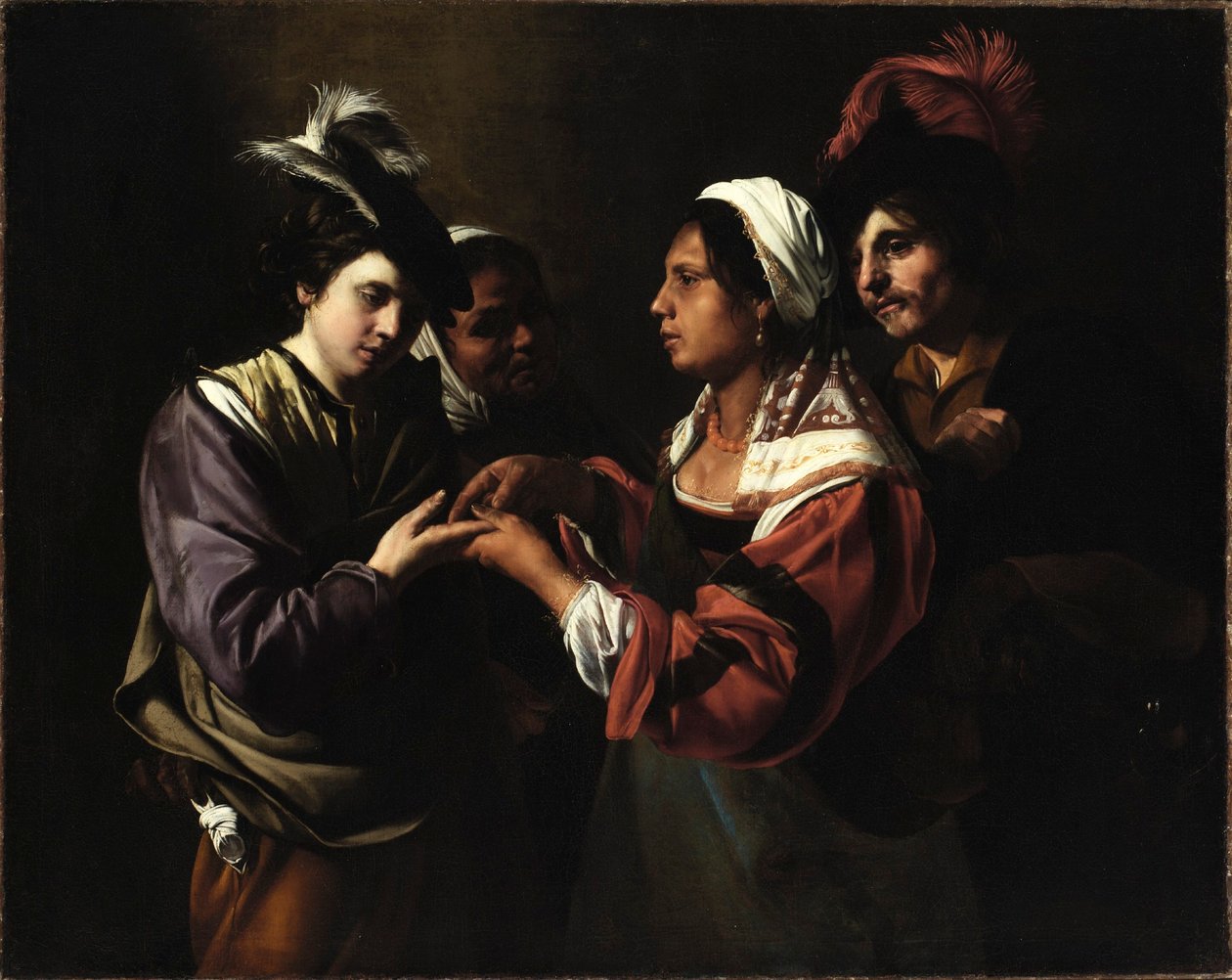 Spåkonen af Bartolomeo Manfredi