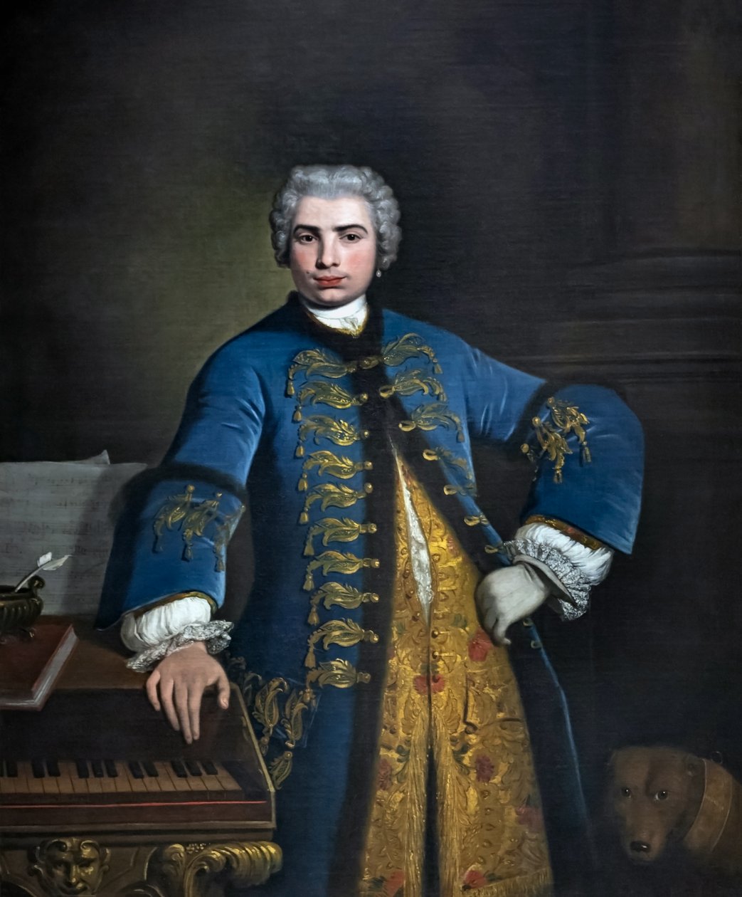 Portræt af Farinelli af Bartolomeo Nazari
