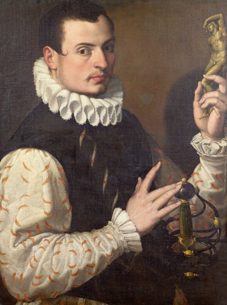Portræt af en ung mand af Bartolomeo Passarotti