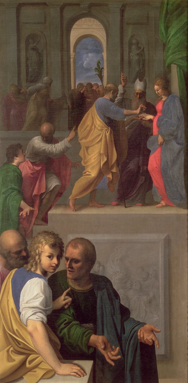 Jomfruens ægteskab af Bartolomeo Schedoni