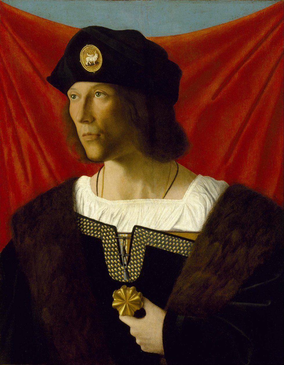 Portræt af en gentleman af Bartolomeo Veneto