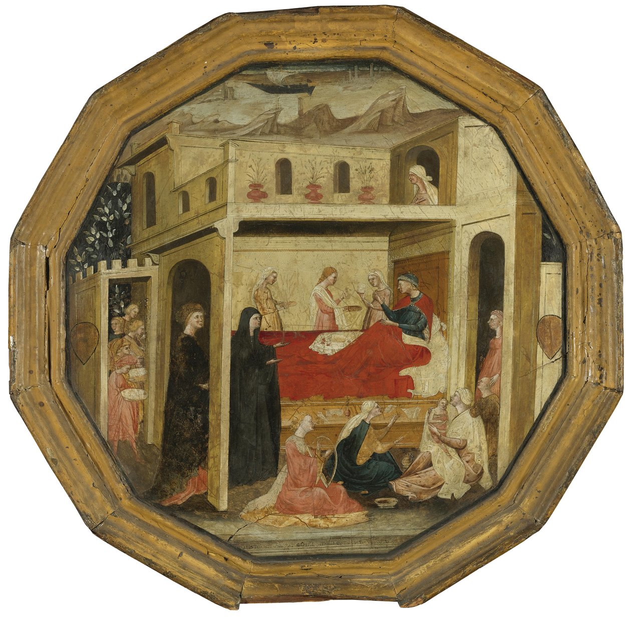 Montauri fødselsbakke af Bartolomeo di Fruosino