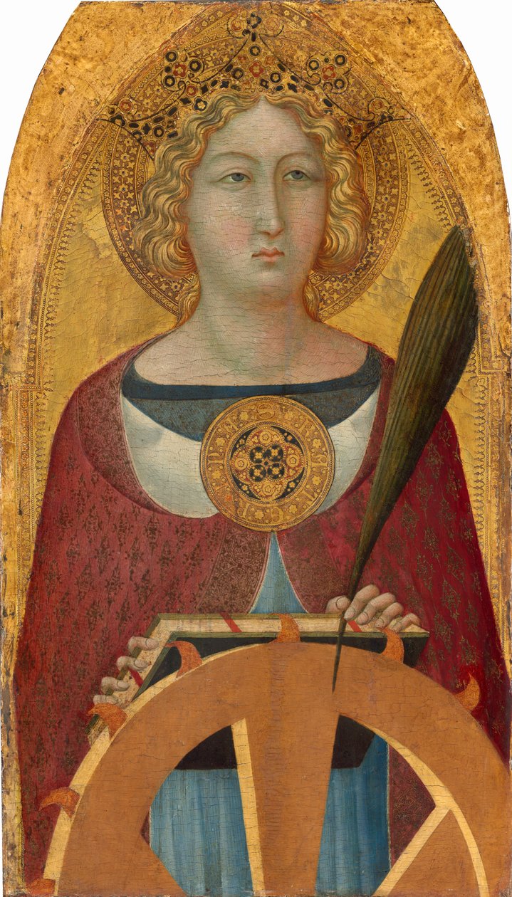 Den hellige Katarina af Alexandria, ca. 13351340. af Bartolommeo Bulgarini