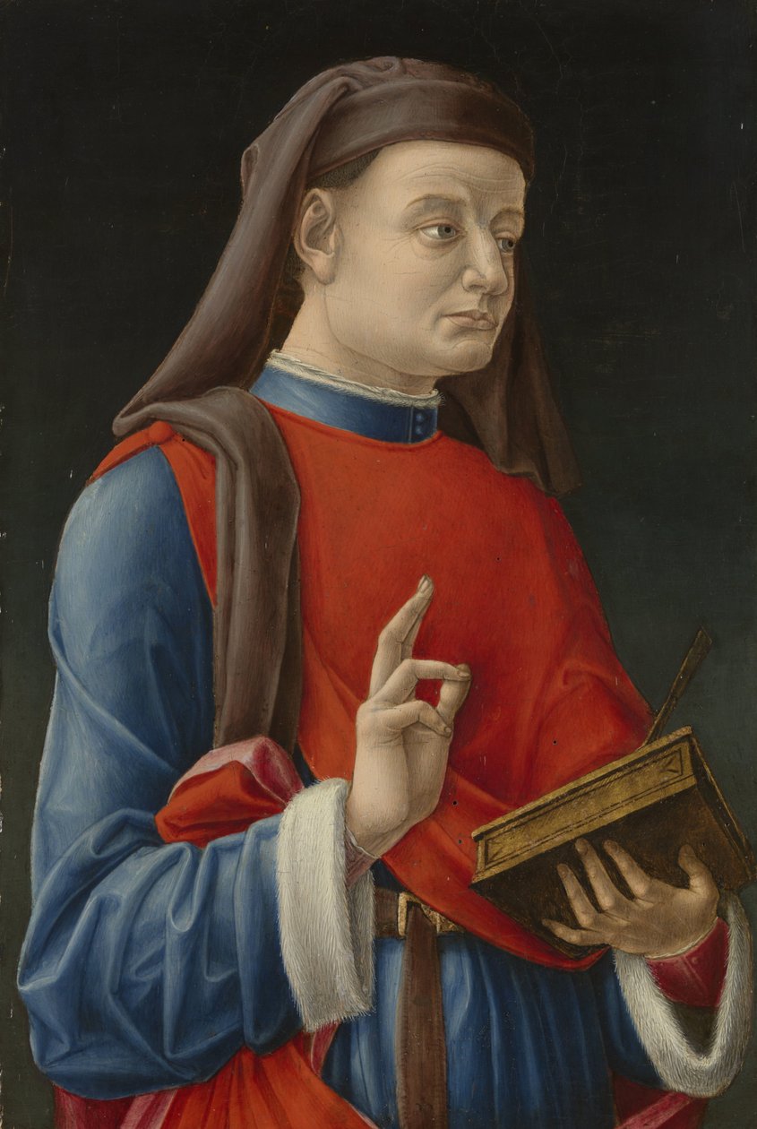 Saint Cosmas (eller Damian) af Bartolommeo Vivarini (attributed to)
