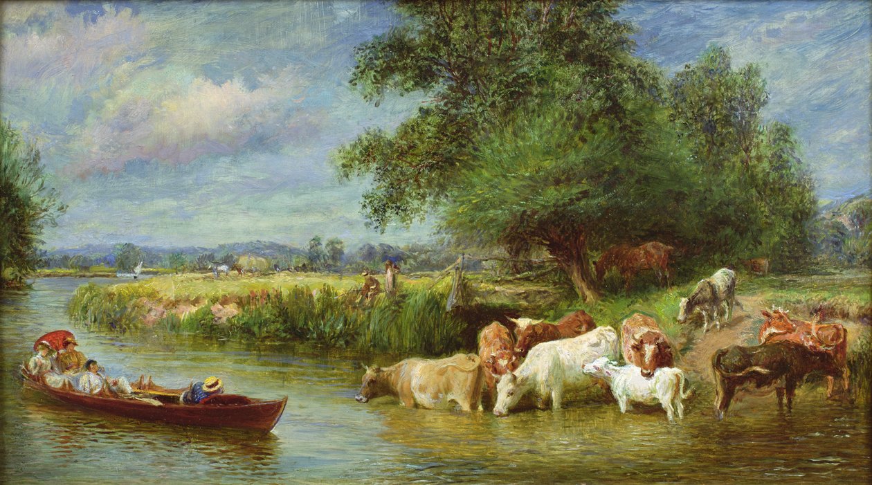 En midsommerdag ved Themsen af Basil Bradley