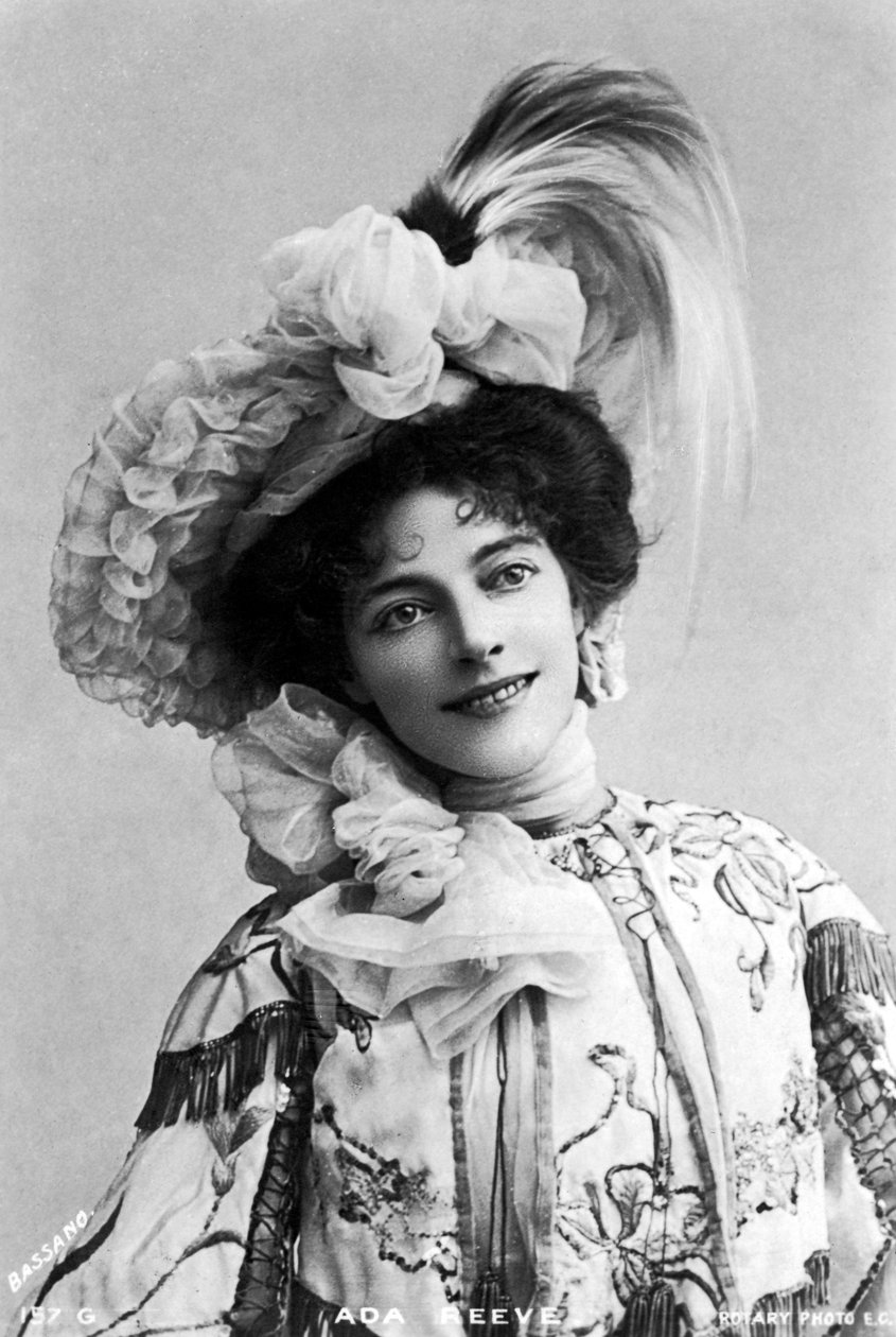 Ada Reeve 1873-1966, engelsk skuespillerinde, 1903. af Bassano Studio