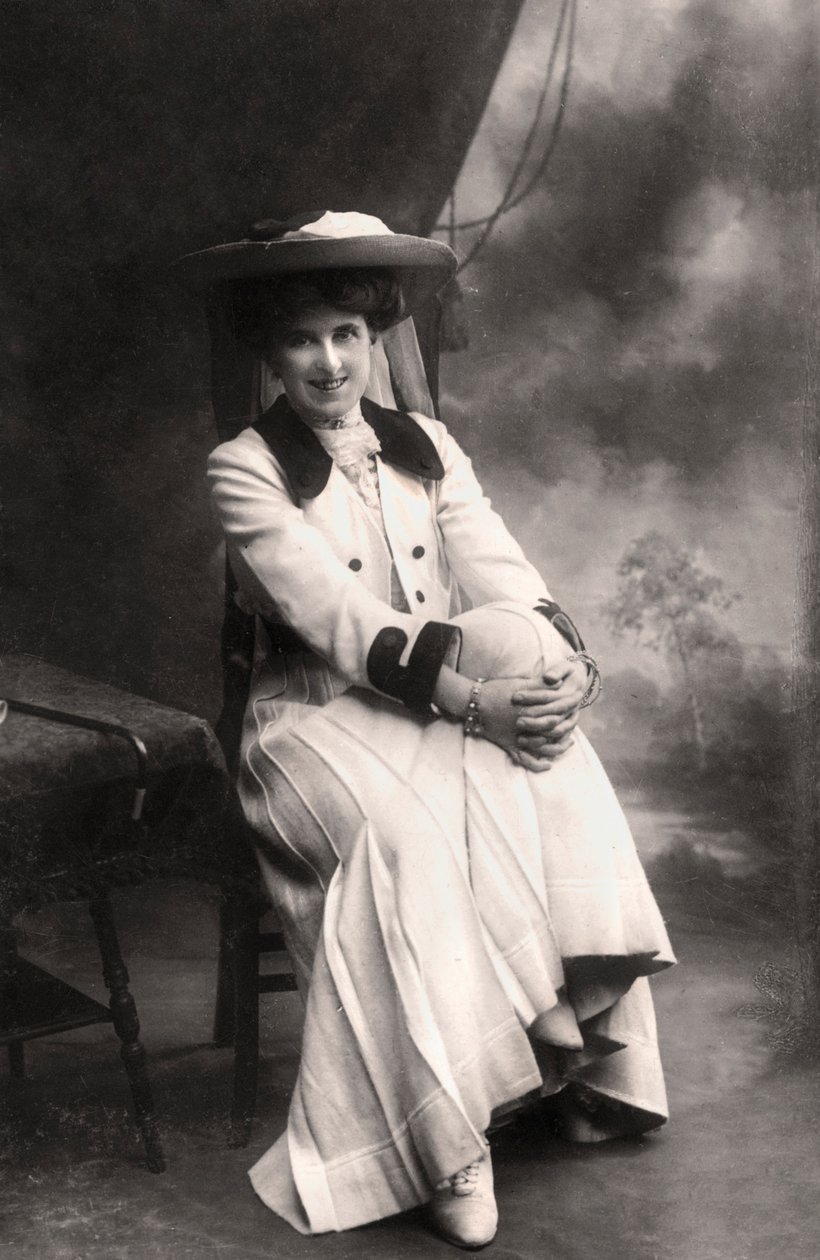 Decima Moore 1871-1964, engelsk skuespillerinde, 1907. af Bassano Studio