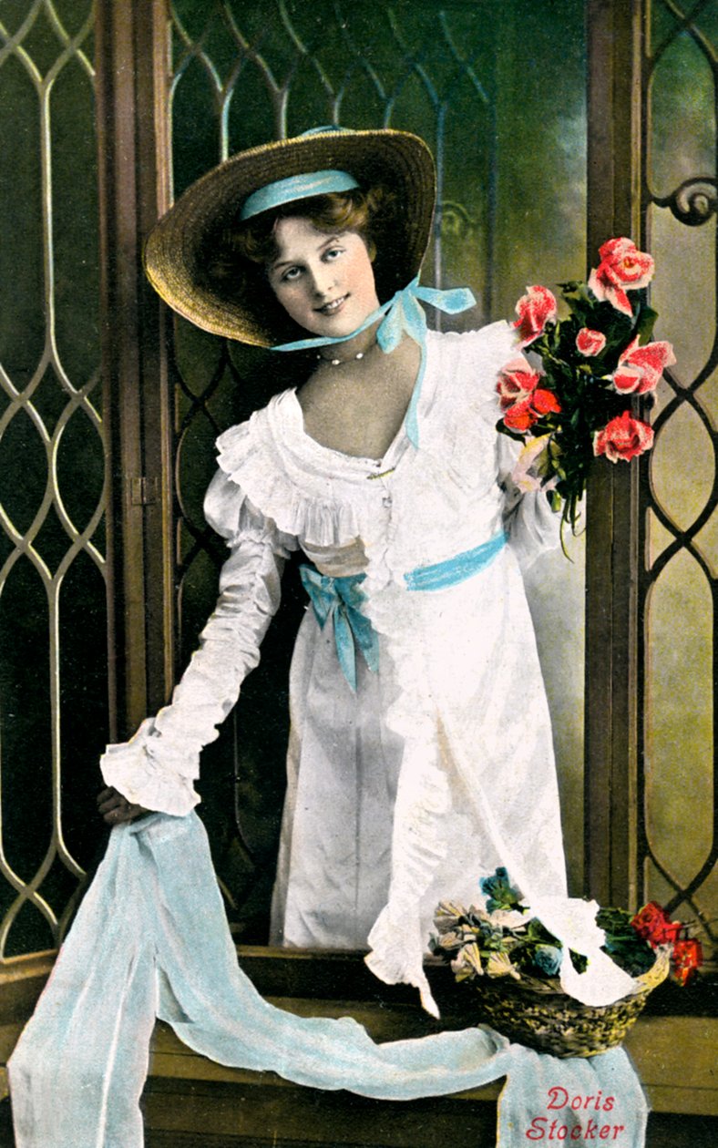 Doris Stocker, skuespillerinde, begyndelsen af det 20. århundrede. af Bassano Studio