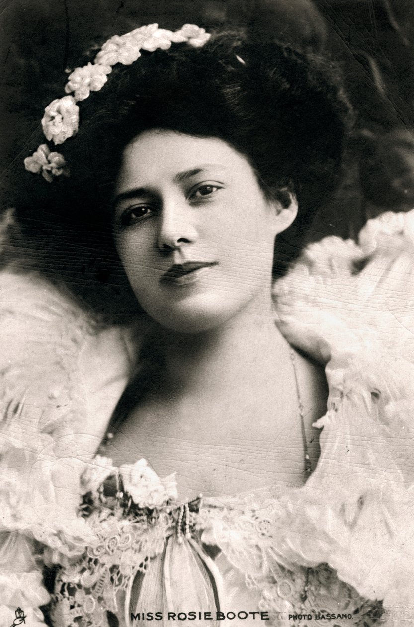Rosie Boote 1878-1958, engelsk skuespillerinde, 1905. af Bassano Studio