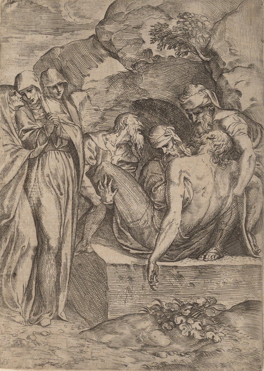 Begravelsen, 1515-1573. af Battista del Moro