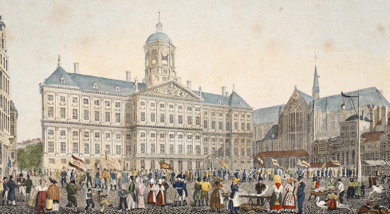 Gadebillede, ca. 1895 (photochrom) af Belgian School