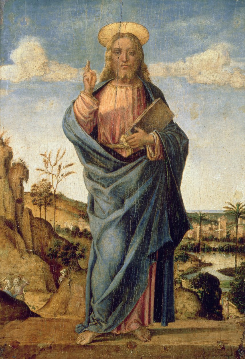 Kristus Forløseren (panel) af Benedetto Diana