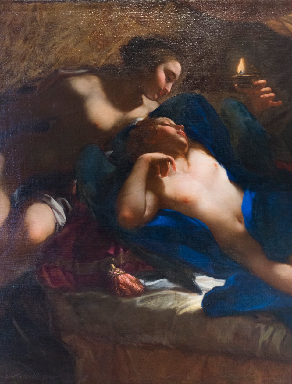 Kærlighed og psyke, detalje (olie på lærred) af Benedetto Luti