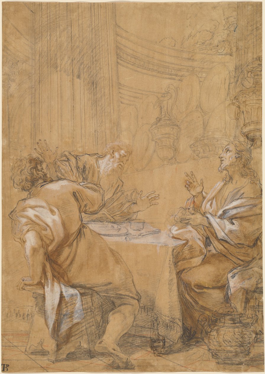 Nadveren i Emmaus af Benedetto Luti