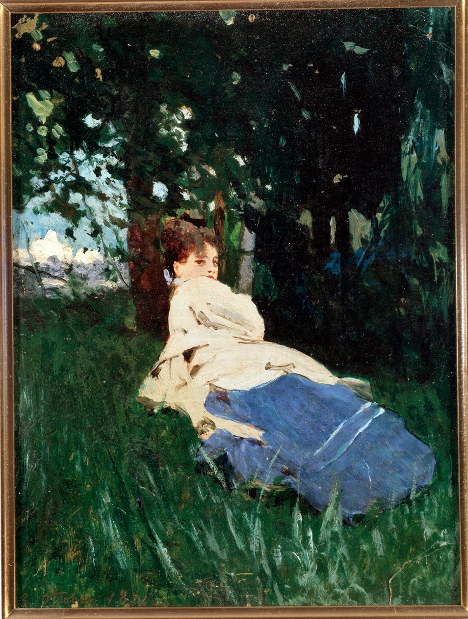 Donna Erminia (olie på lærred af Benedetto Musso