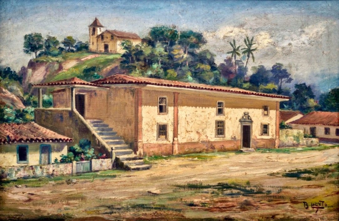 Toghus og kapel i Santa Catarina af Benedito Calixto