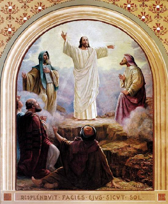 Transfiguration of Christ Portugues: Transfiguracao de Cristo af Benedito Calixto