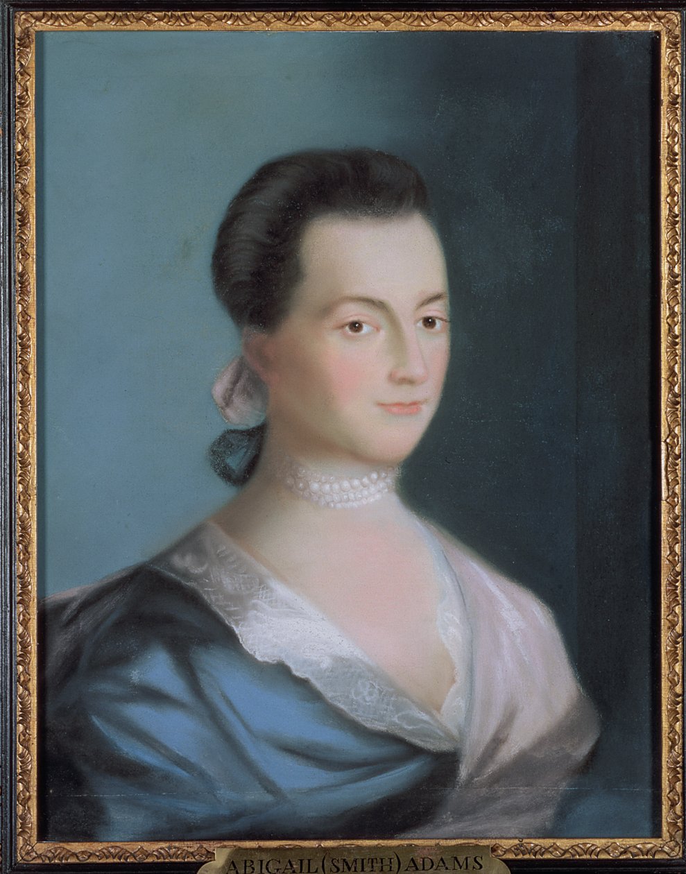 Abigail Smith Adams, ca. 1766 (pastel på papir) af Benjamin Blyth