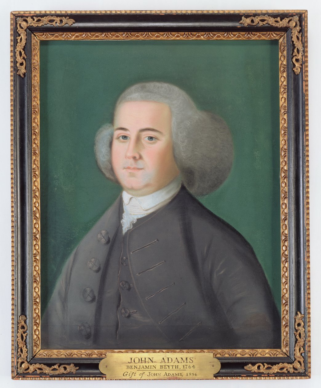 John Adams, ca.1766 (pastel på papir) af Benjamin Blyth
